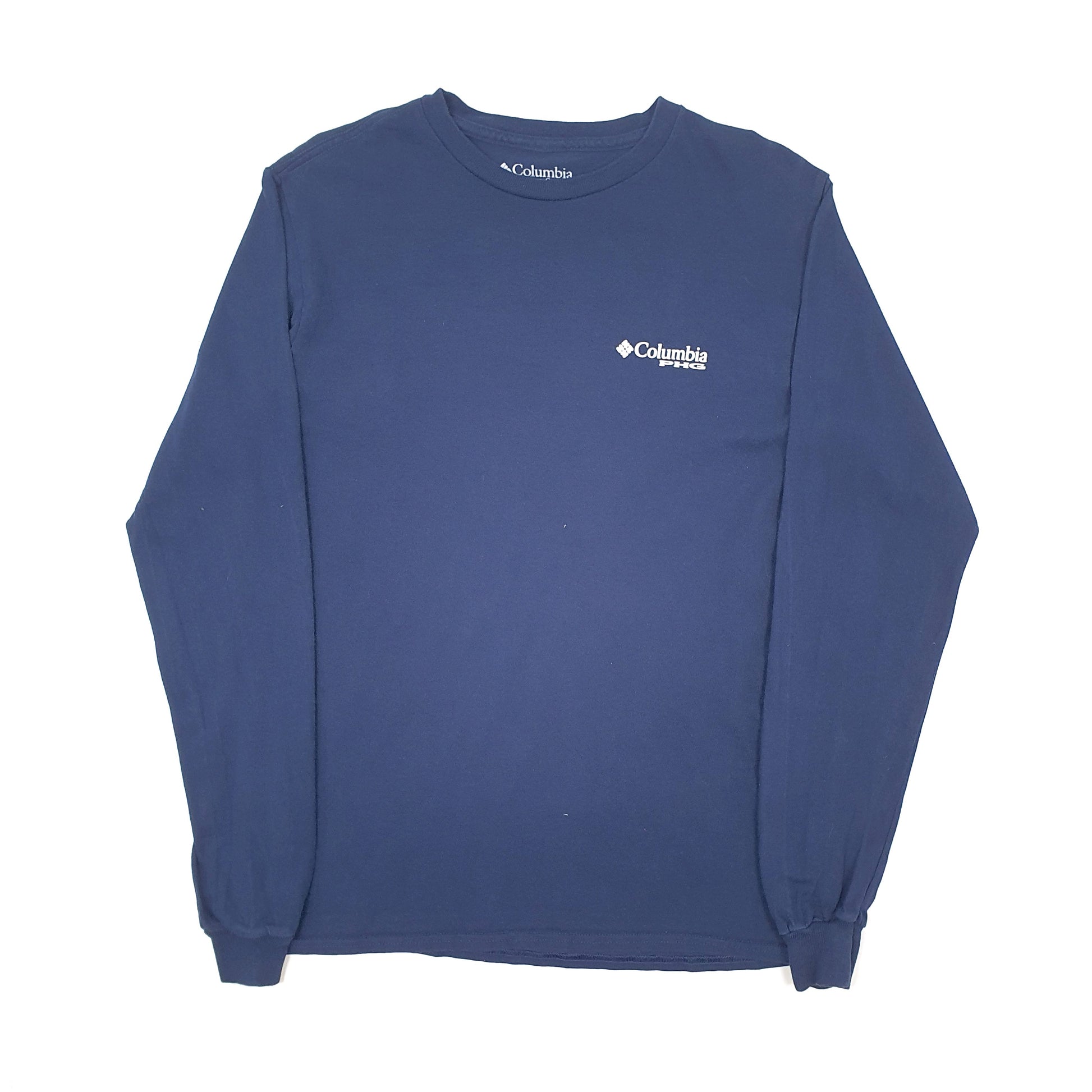 Mens Navy Columbia Sportswear PHG Hunting Long Sleeve T Shirt