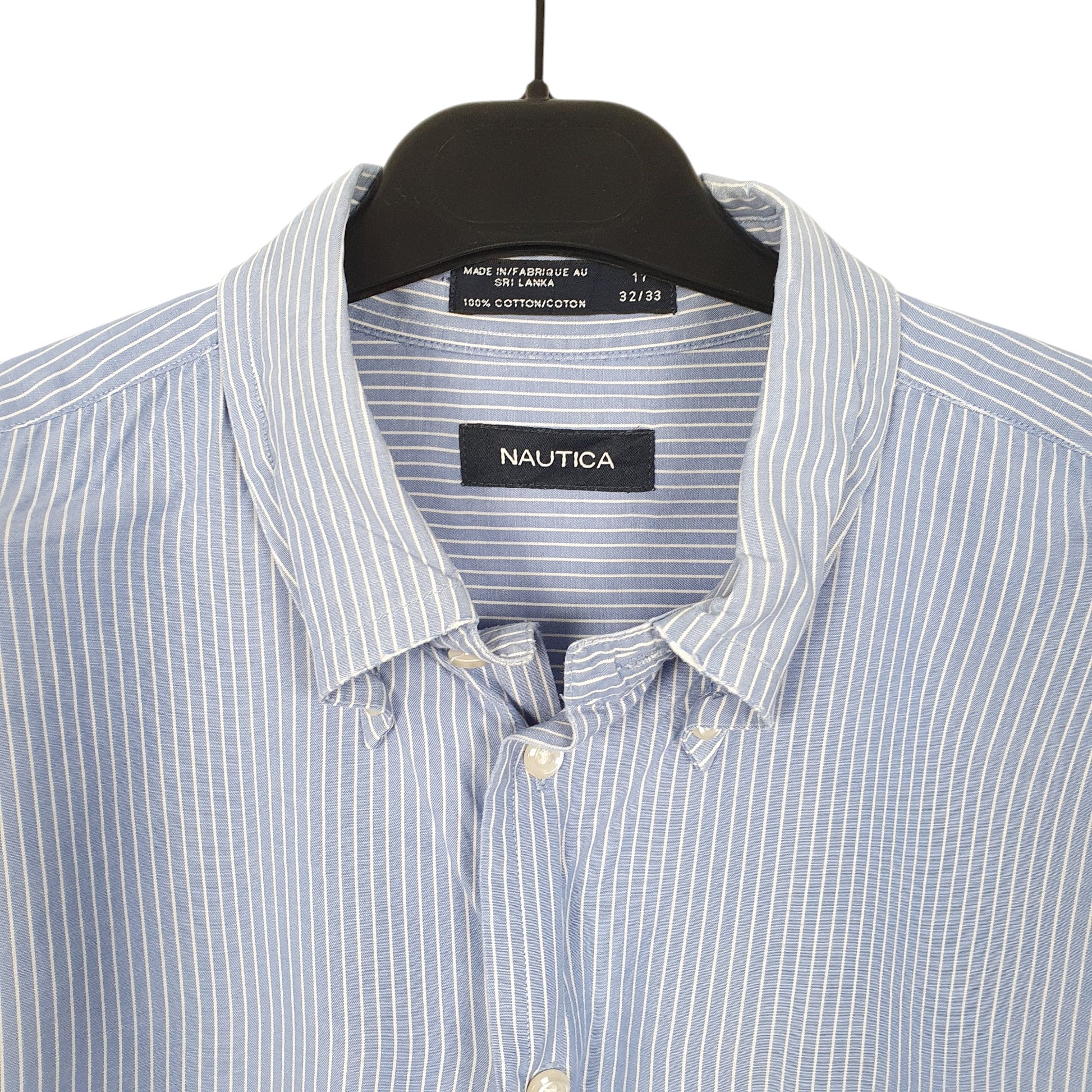 Mens Blue Nautica  Long Sleeve Shirt