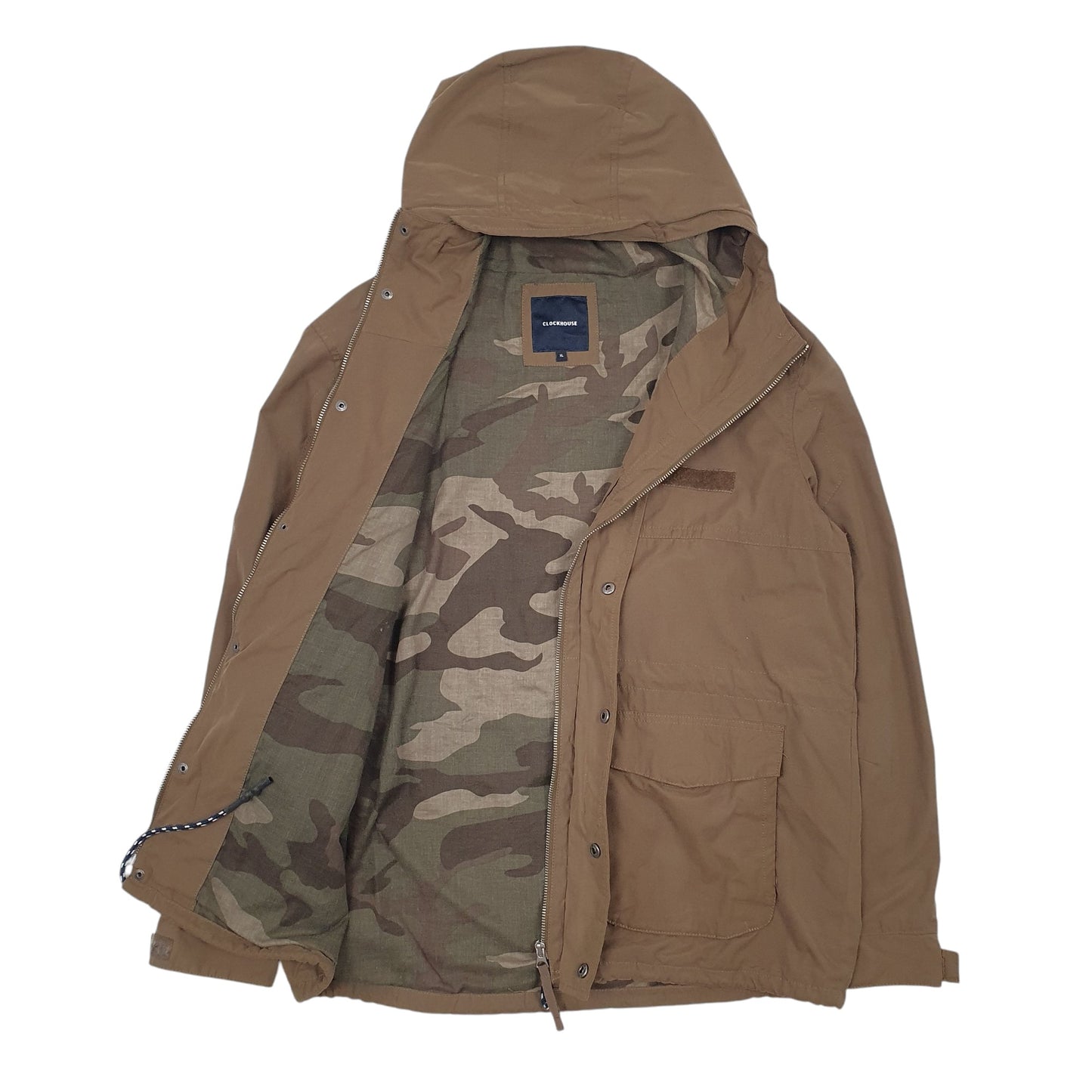 Mens Khaki Clockhouse   Coat