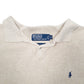 Mens Cream Polo Ralph Lauren Collared Knit Pima Crewneck Jumper