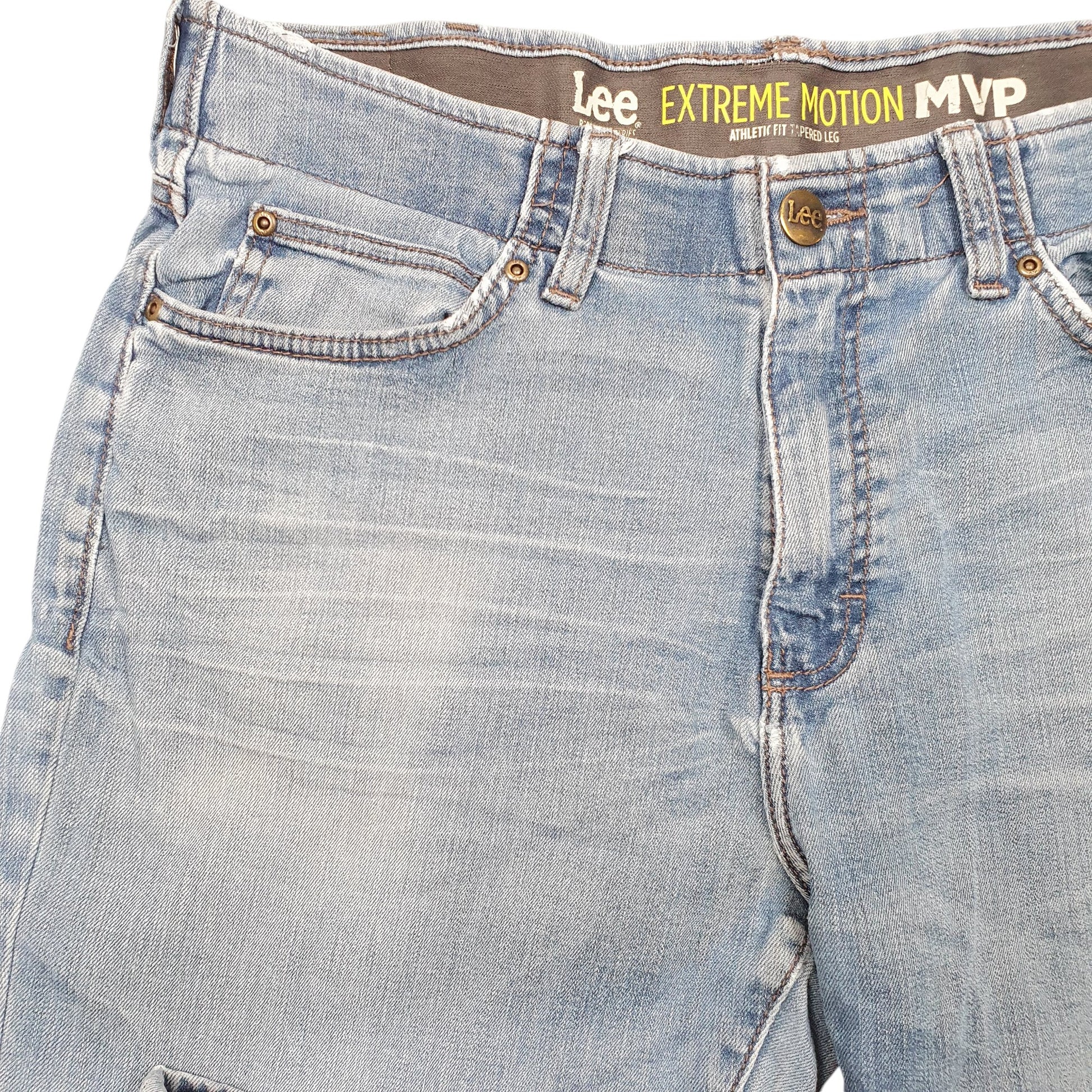 Mens Blue Lee Athletic Stretch Casual JeansW34 L34