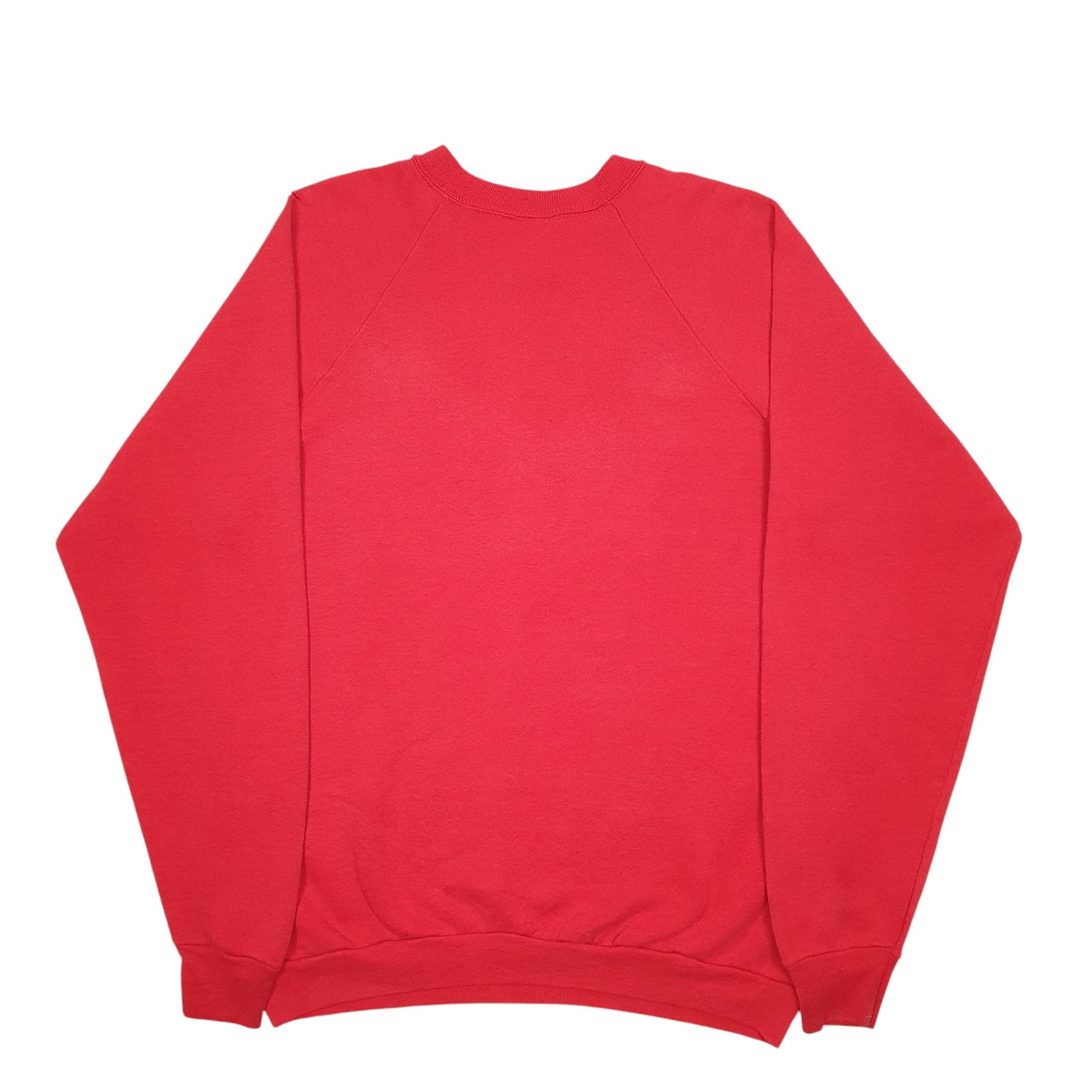 Mens Red Fruit Of The Loom Made In USA Vintage 90's carousel creations Crewneck Jumper