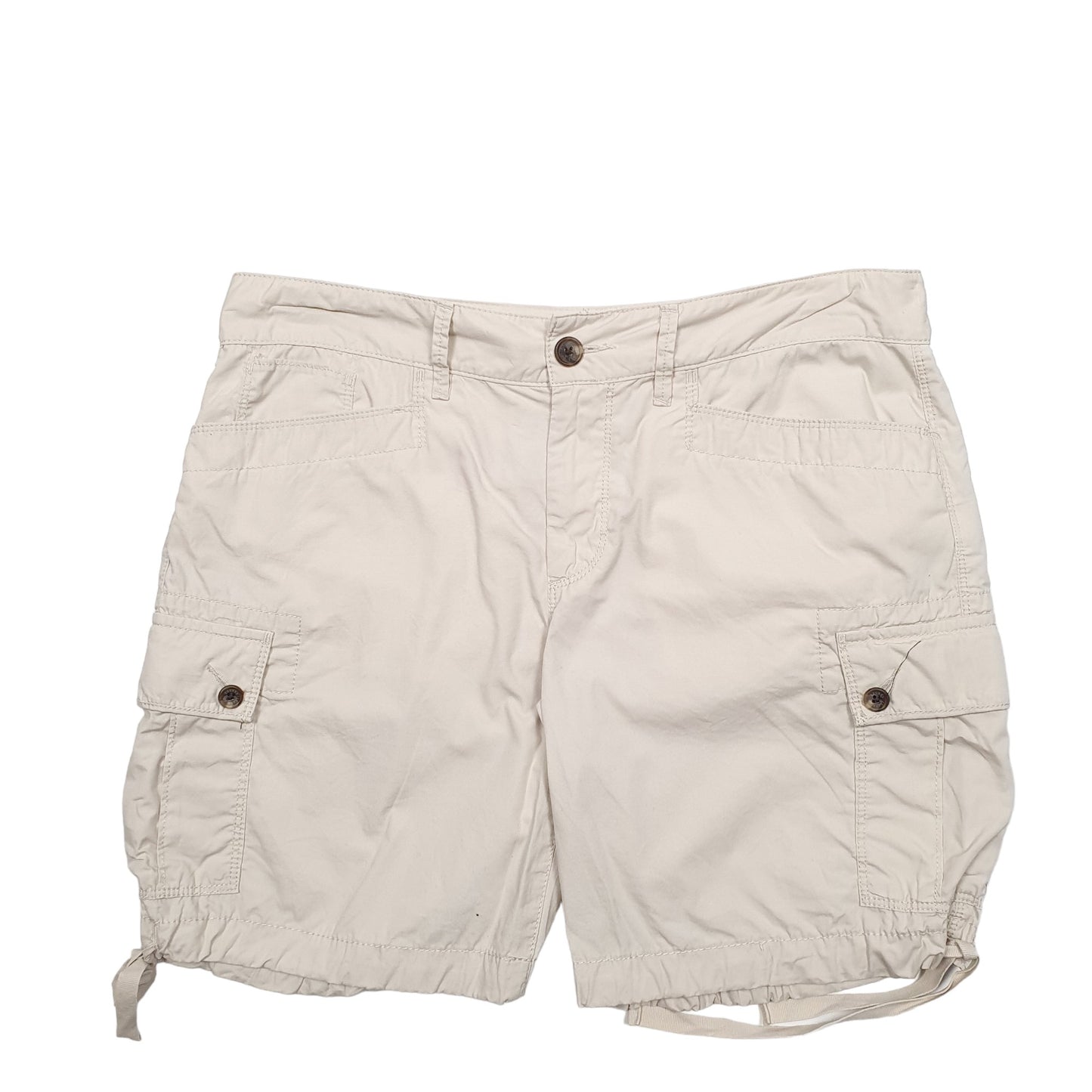 Womens Cream Ralph Lauren  Cargo Shorts