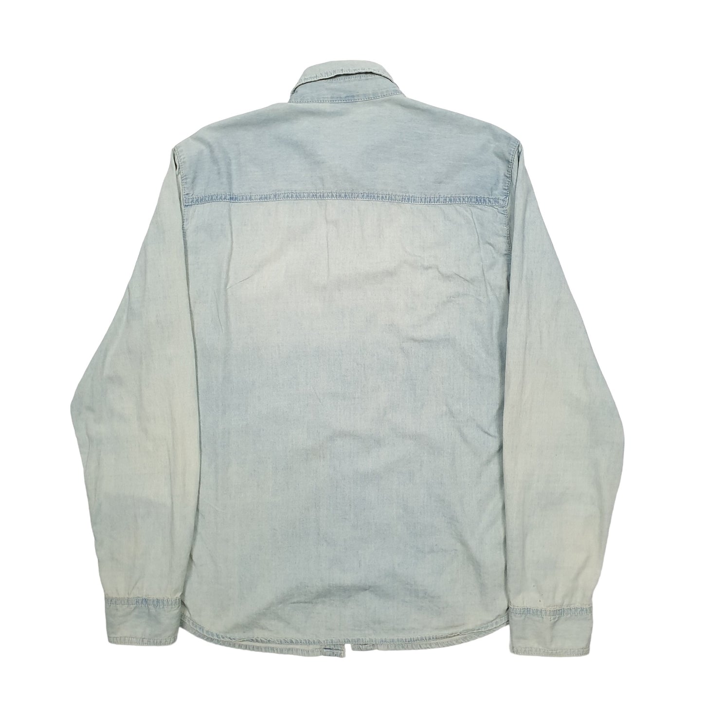 Mens Blue Dickies  Long Sleeve Shirt