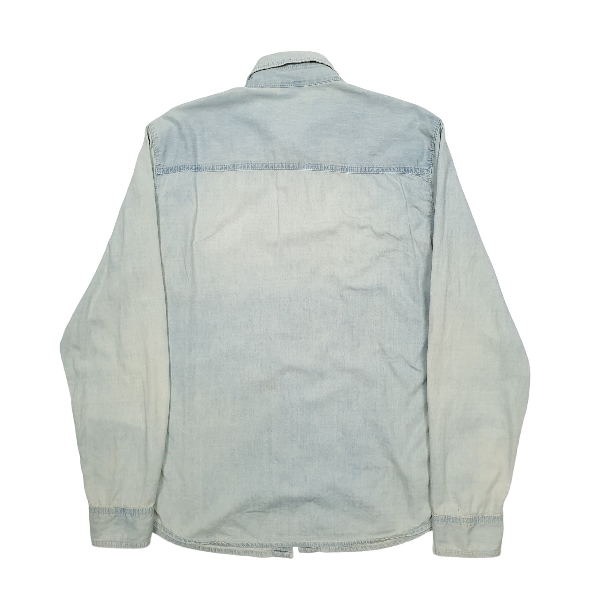 Mens Blue Dickies  Long Sleeve Shirt