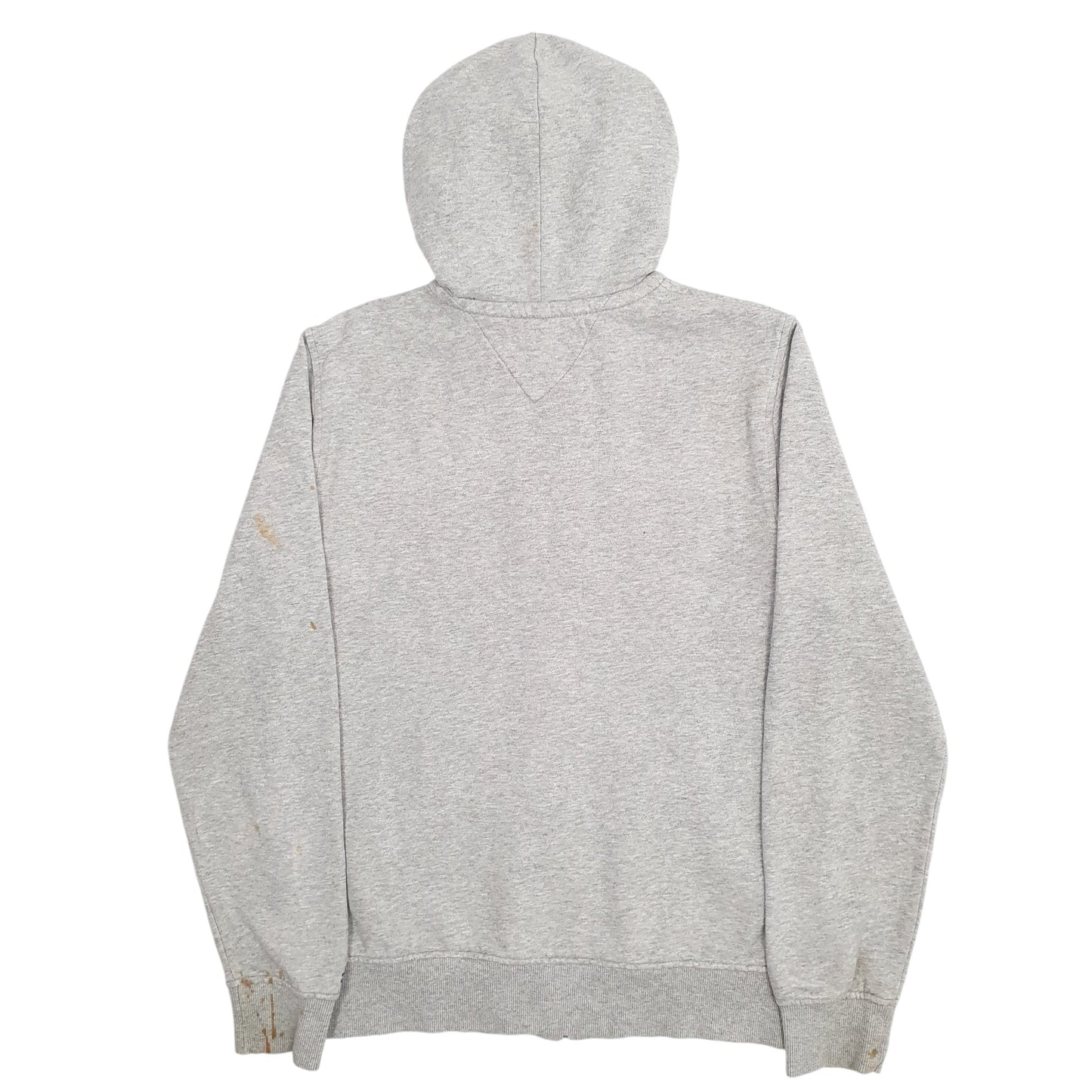 Mens Grey Tommy Hilfiger Spellout Full Zip Jumper