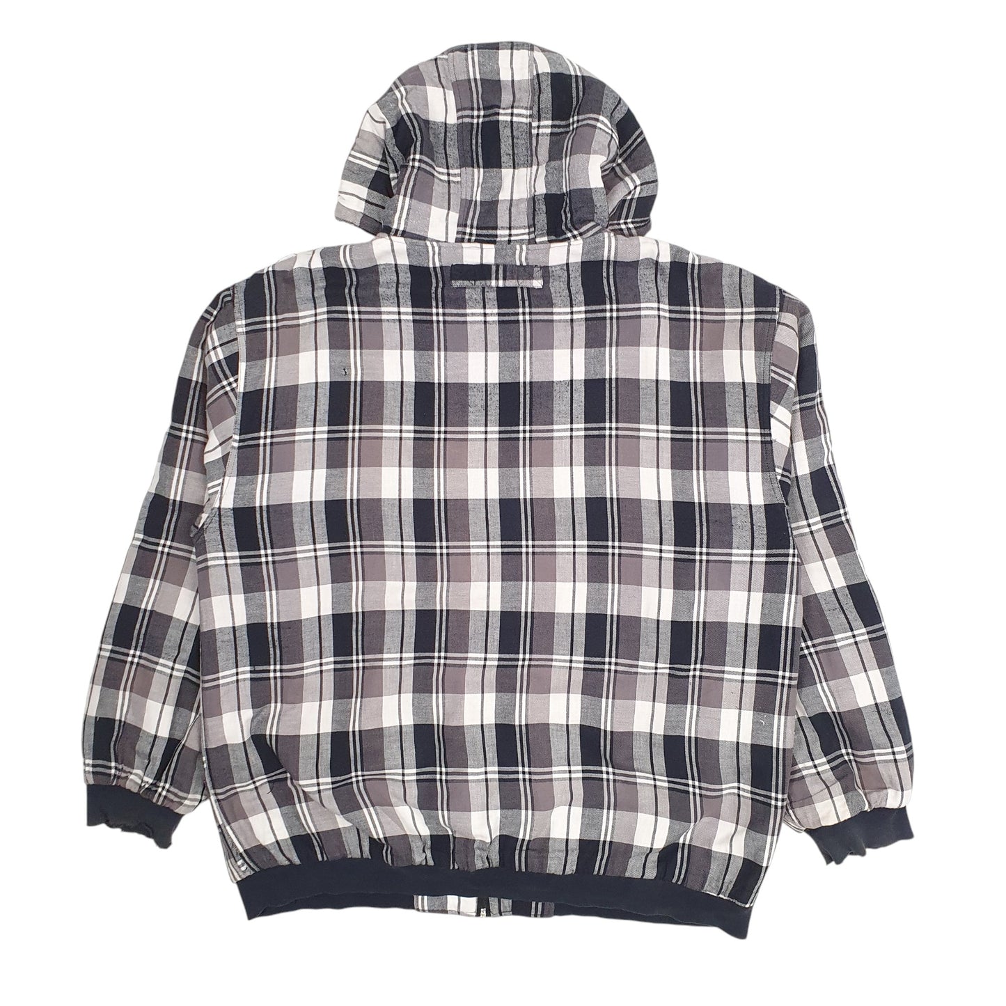 Mens Grey Dickies Hoodie Shirt Check  Coat