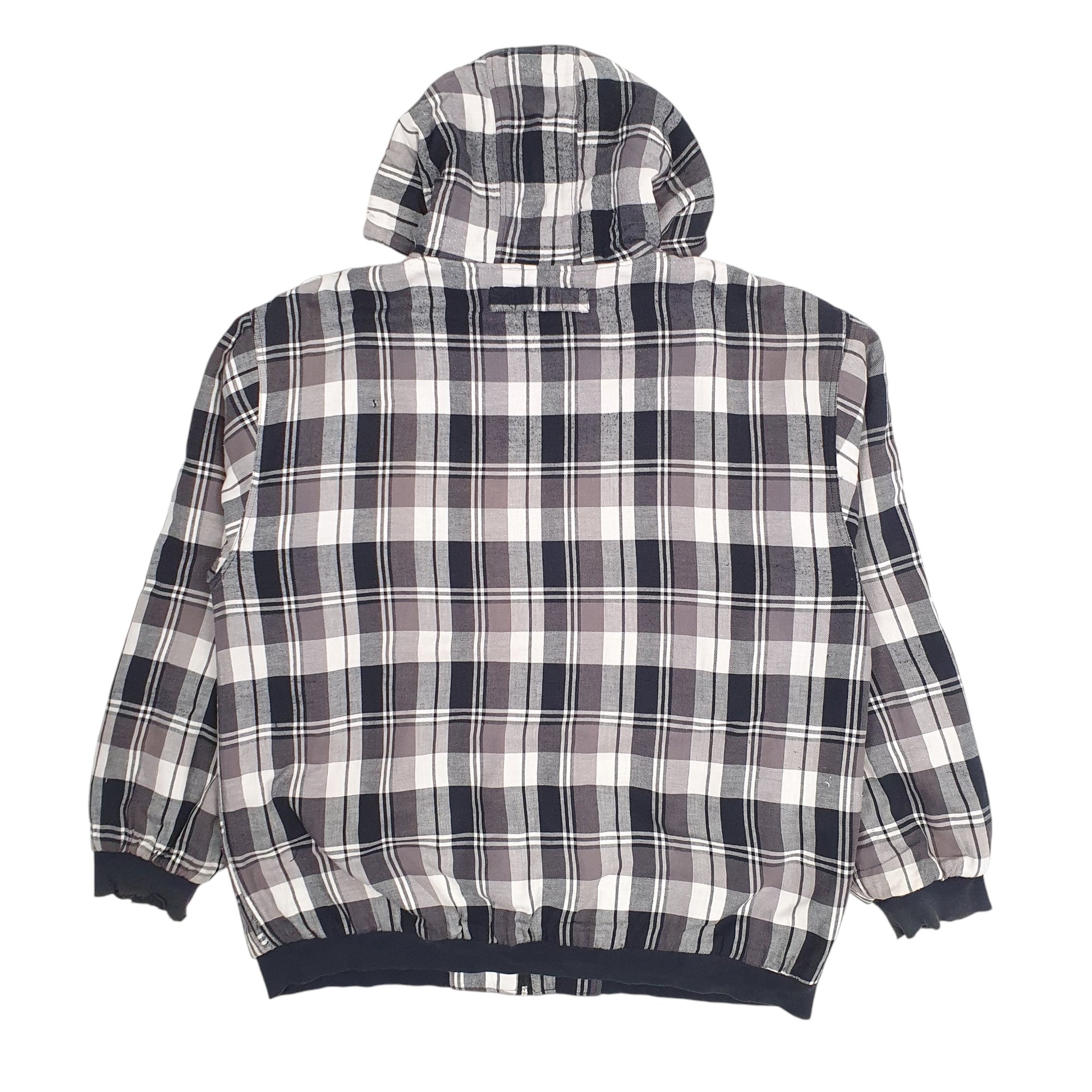 Mens Grey Dickies Hoodie Shirt Check  Coat