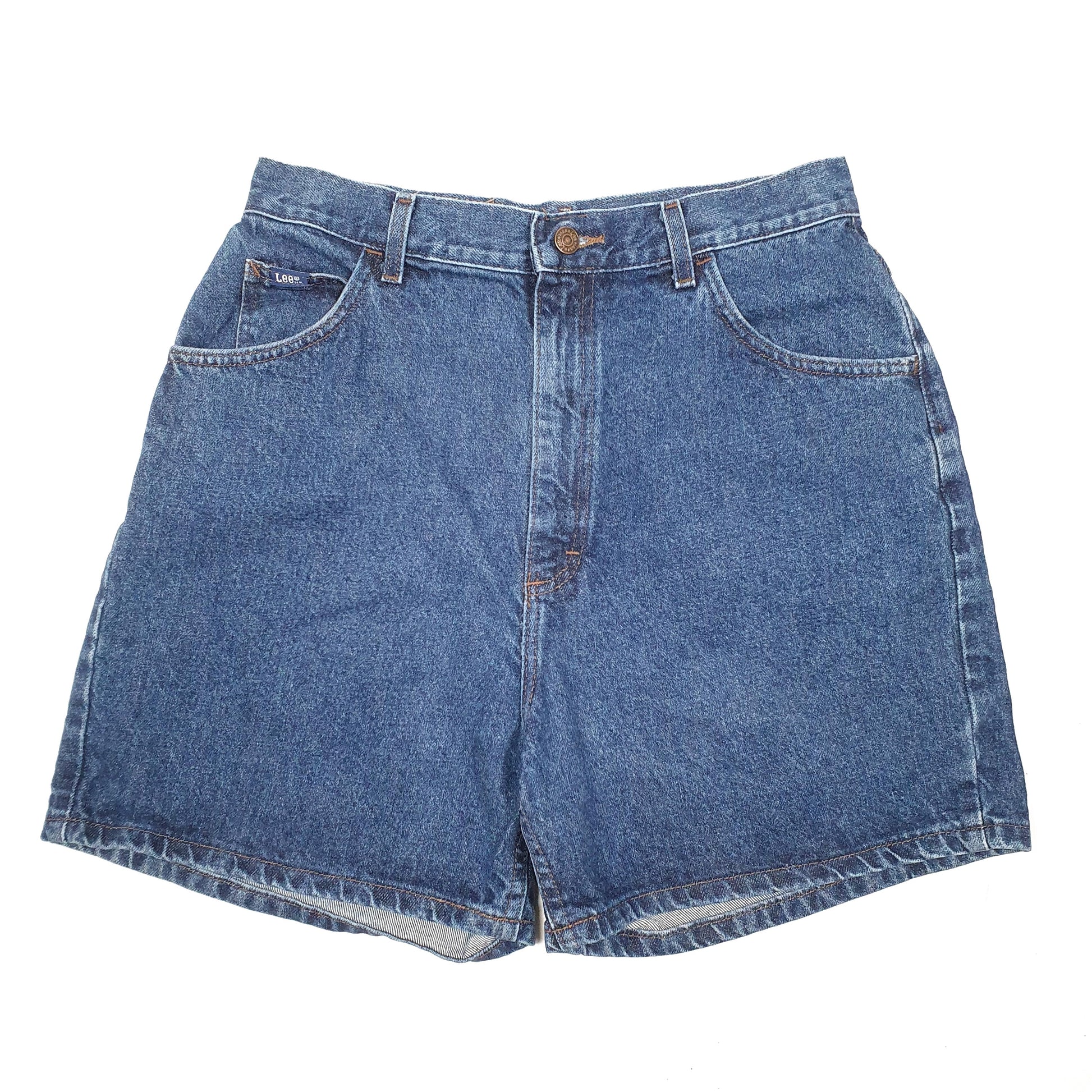 Mens Blue Lee Jorts Hot Pants Denim Shorts