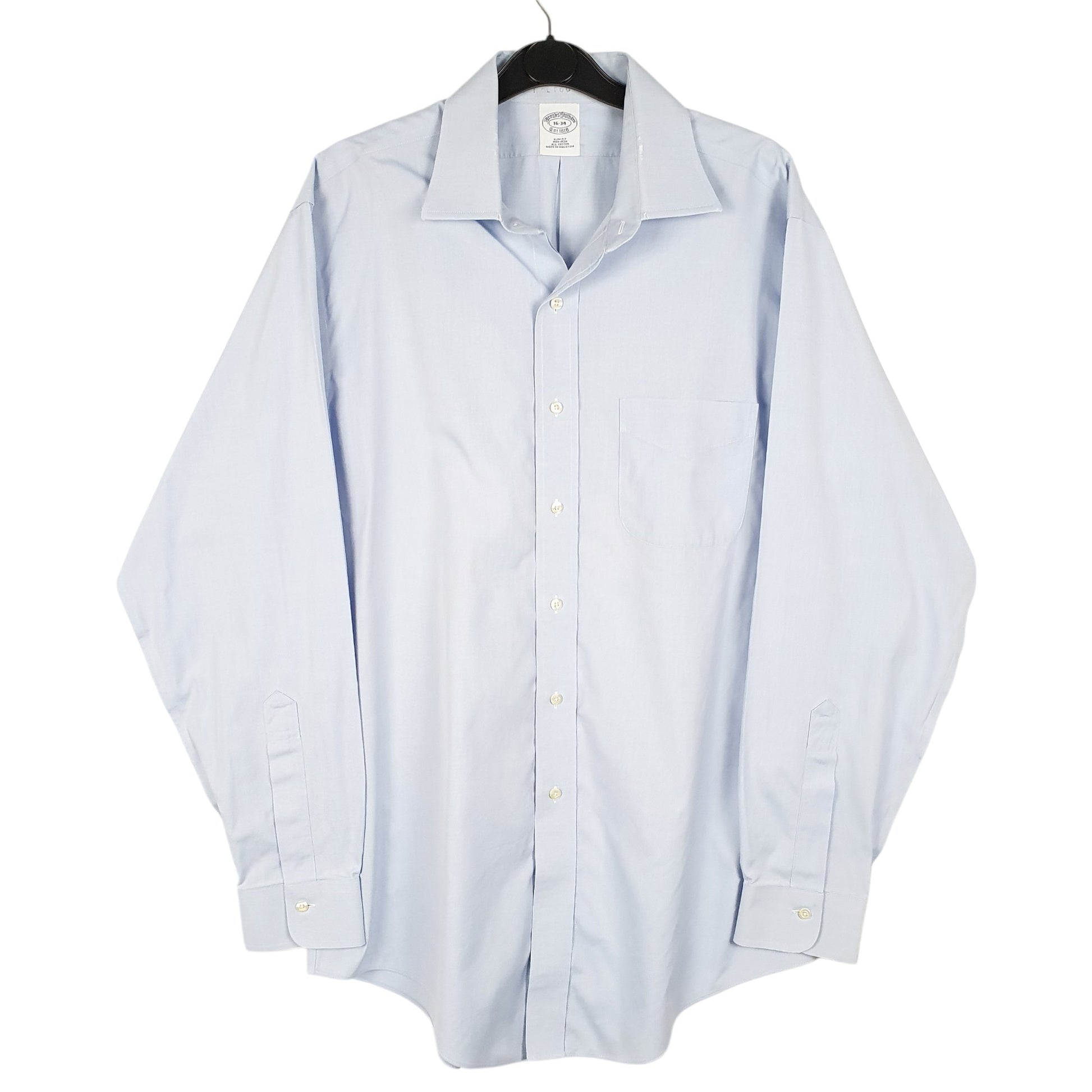 Mens Blue Brooks Brothers  Long Sleeve Shirt