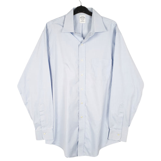 Mens Blue Brooks Brothers  Long Sleeve Shirt