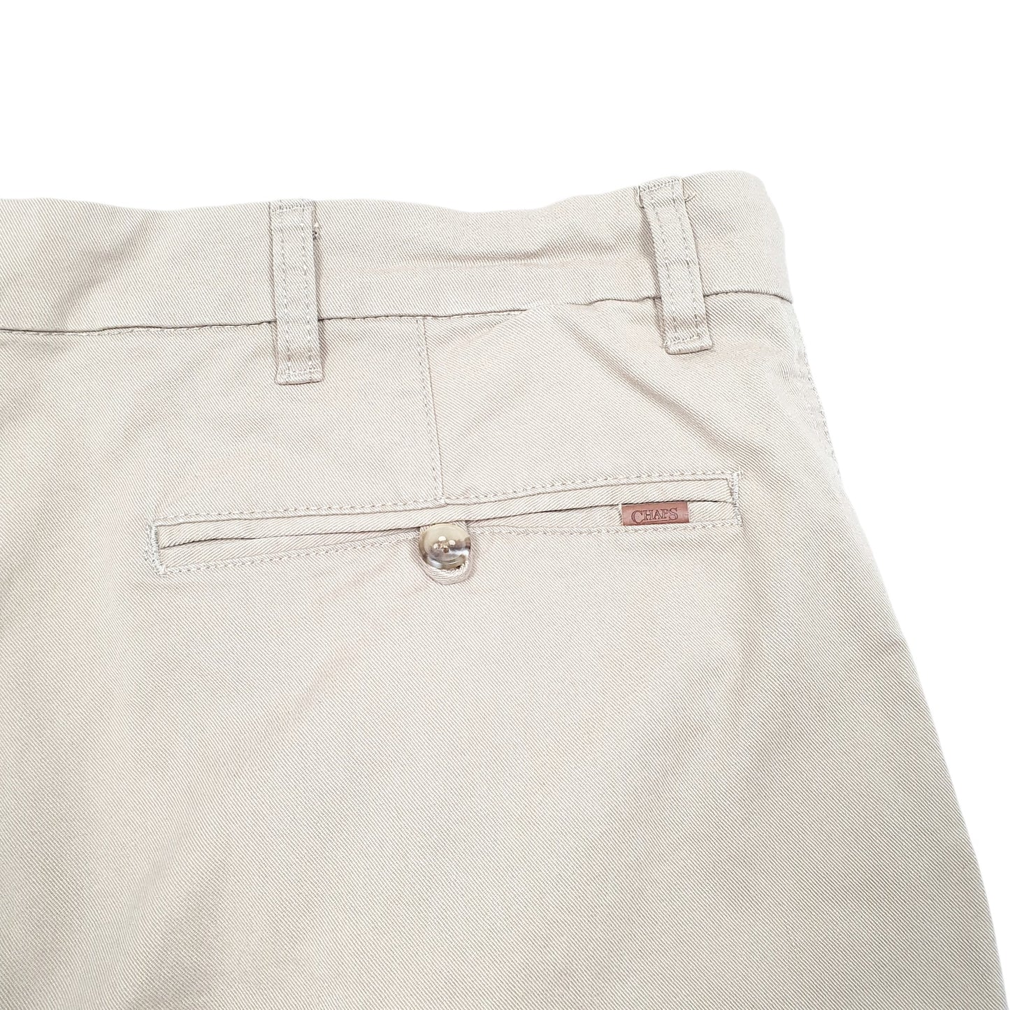 Mens Beige Chaps  Chino Shorts