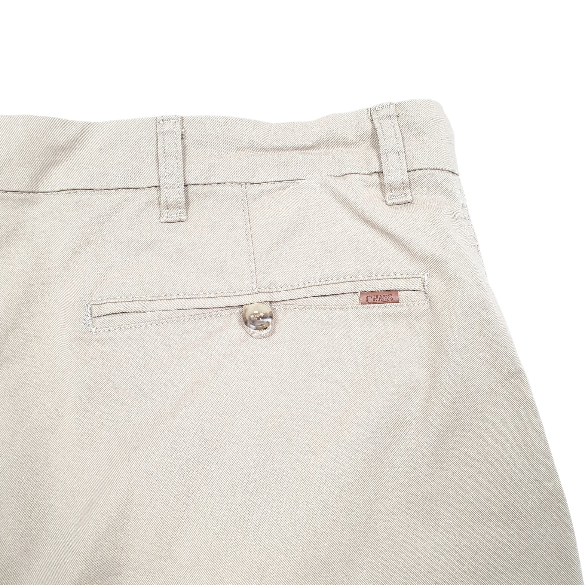 Mens Beige Chaps  Chino Shorts