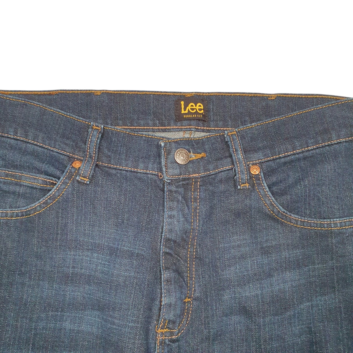 Mens Blue Lee Indigo Casual JeansW34 L29