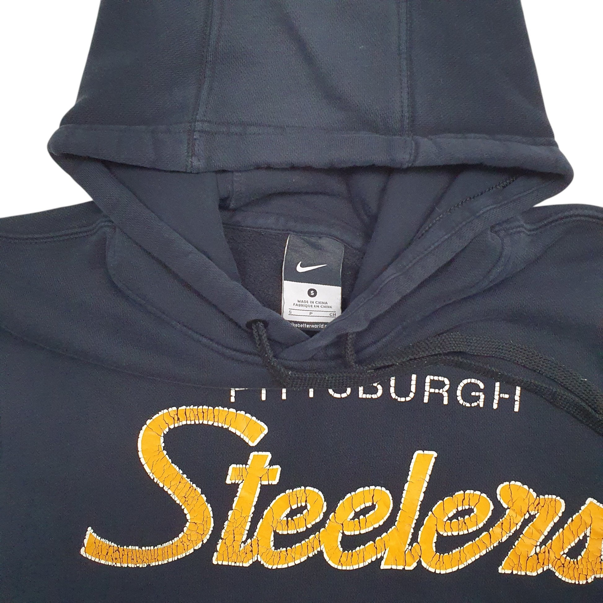 Mens Black Nike Pittsburgh Steelers Hoodie Jumper