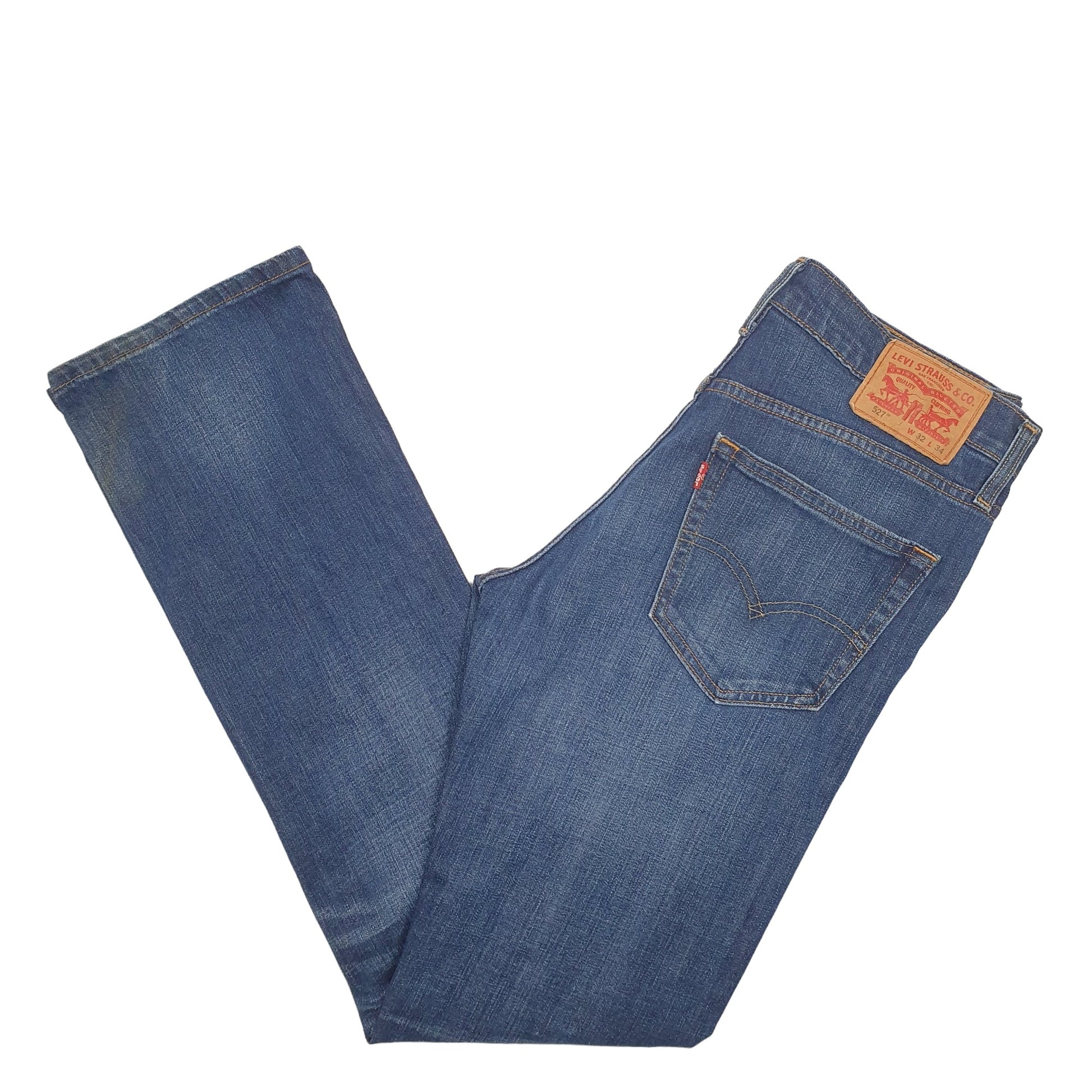 Mens Blue Levis  527 JeansW32 L34