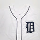 Mens White MLB MLB Baseball Jersey Short Sleeve T Shirt