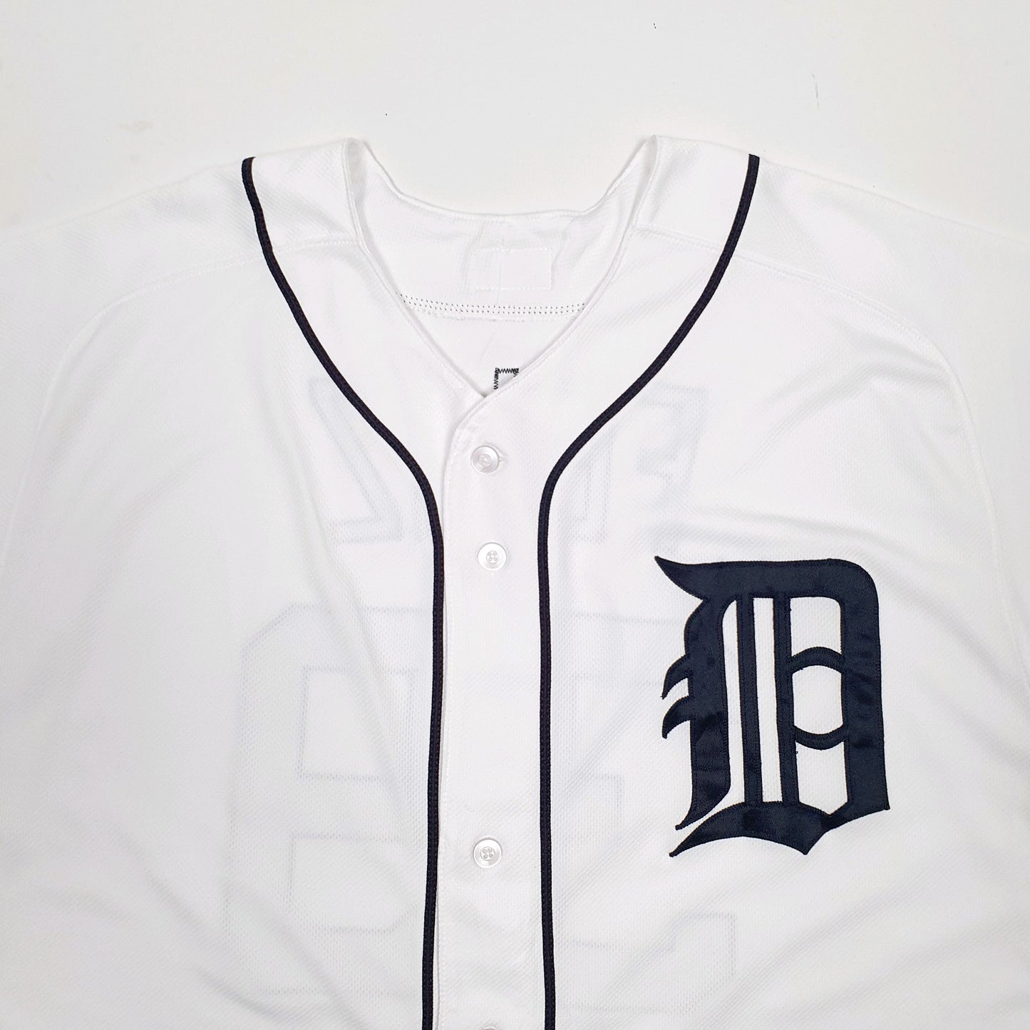 Mens White MLB MLB Baseball Jersey Short Sleeve T Shirt