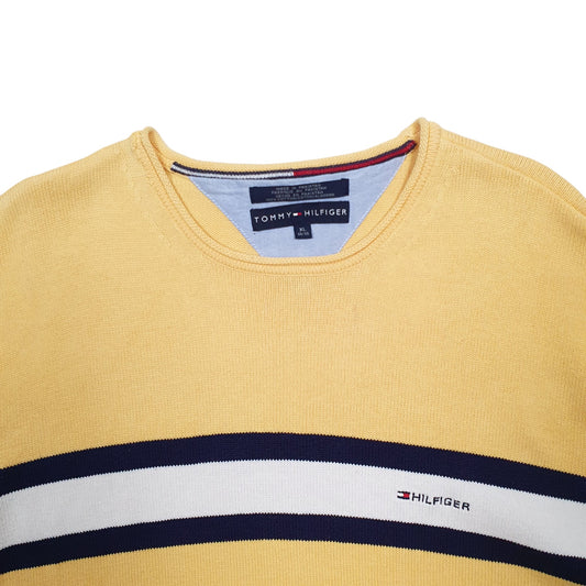 Mens Yellow Tommy Hilfiger  Crewneck Jumper