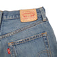 Womens Blue Levis 501 Jorts Hot Pants Denim Shorts