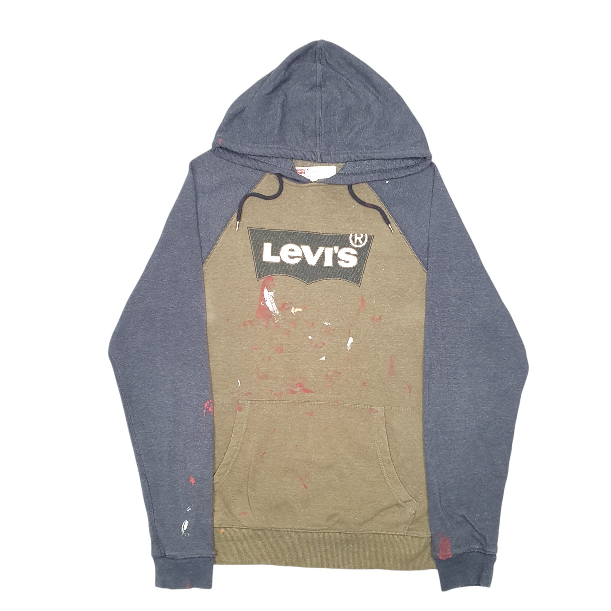 Mens Khaki Levis  Hoodie Jumper