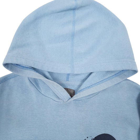 Mens Blue Nike Vintage 00s Basketball Hoodie Jumper