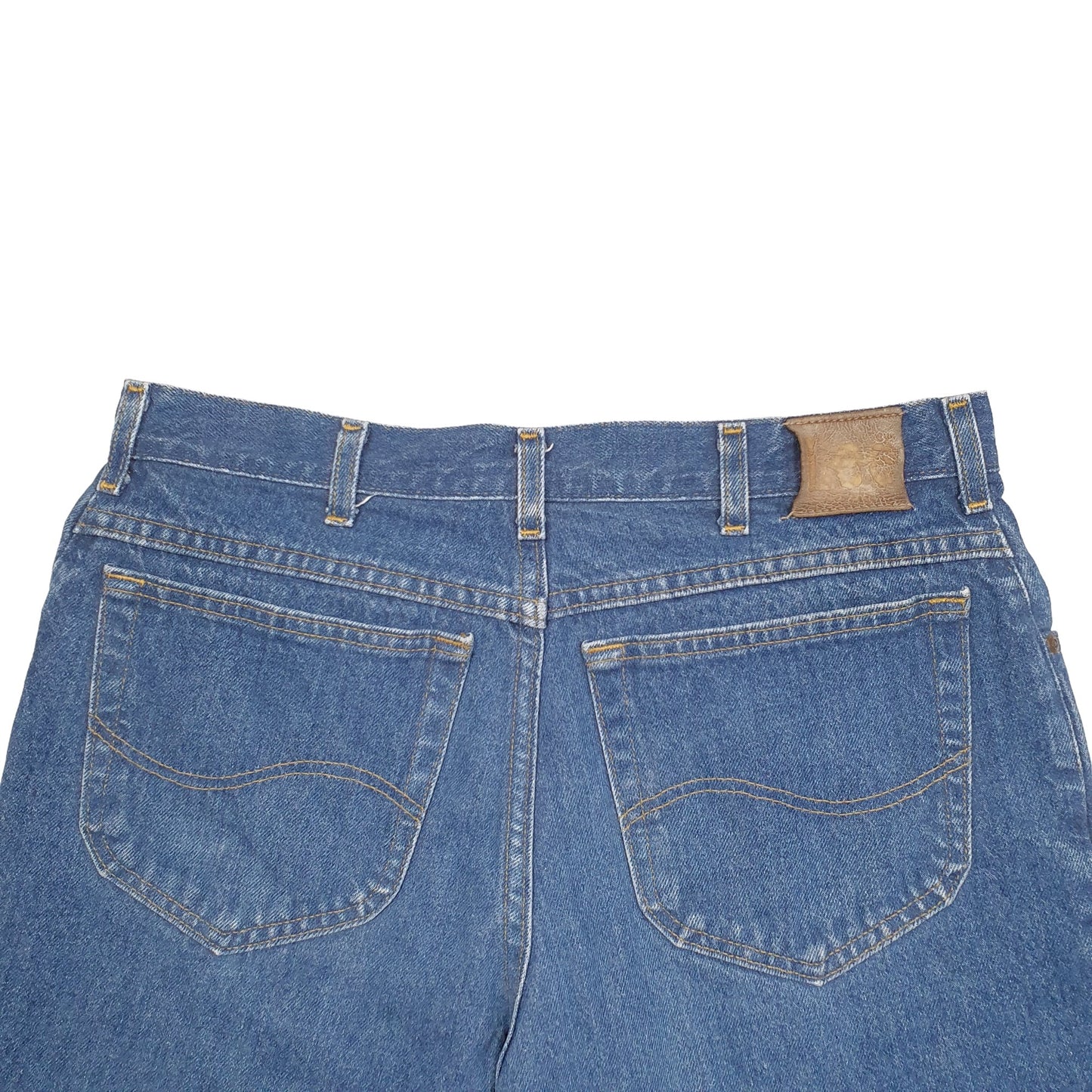 Mens Blue Lee  Denim Shorts