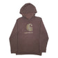 Womens Brown Carhartt Workwear Hoodie Jumper