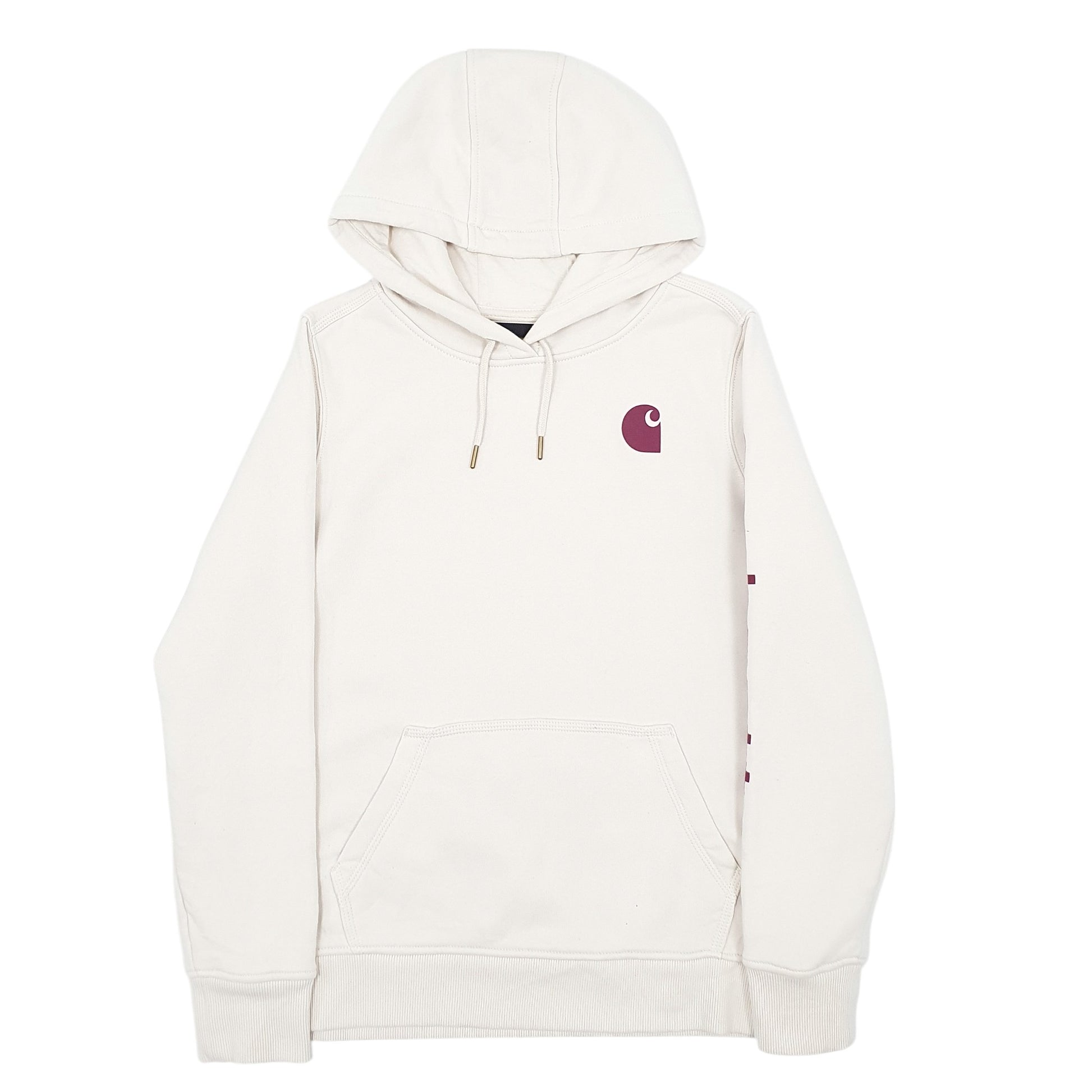 Mens Cream Carharrt  Hoodie Jumper