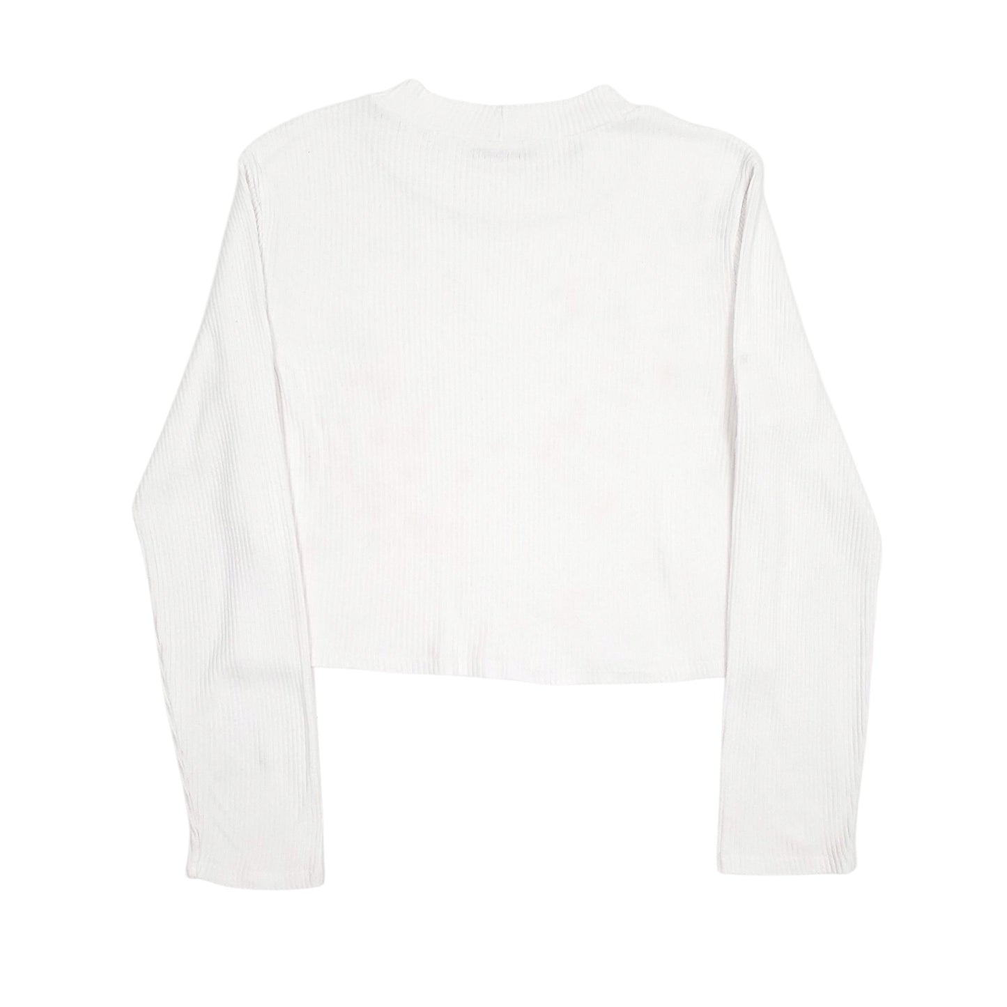 Womens White Eclipse Stretch Long Sleeve T Shirt