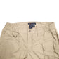 Womens Beige 5.11 Tactical Stretch Fit Waist Cargo Trousers