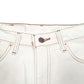 Mens Cream Levis Vintage 550 Relaxed Made In USA Jorts Denim Shorts
