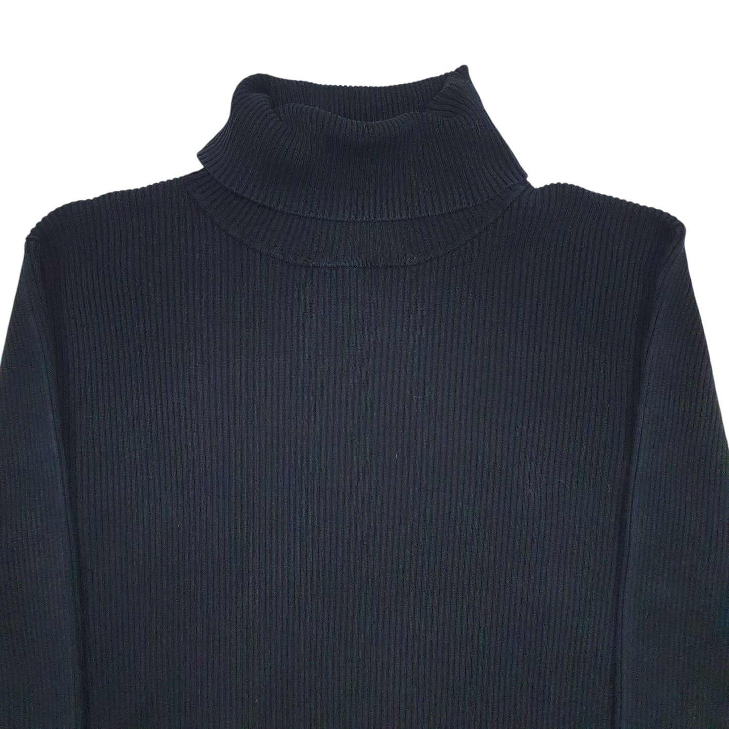 Womens Black Ralph Lauren Stretch Crewneck Jumper
