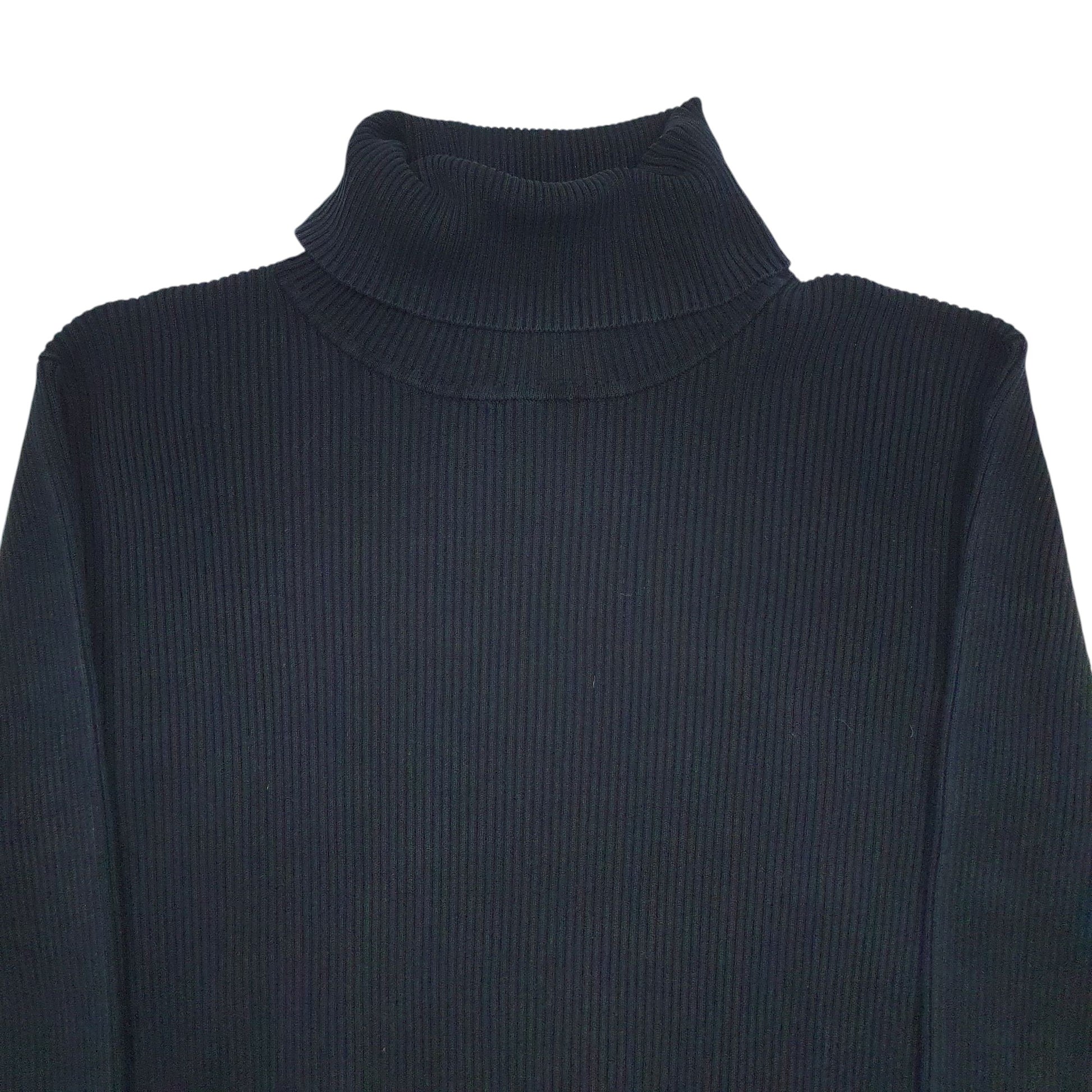 Womens Black Ralph Lauren Stretch Crewneck Jumper