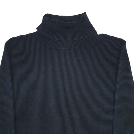 Womens Black Ralph Lauren Stretch Crewneck Jumper