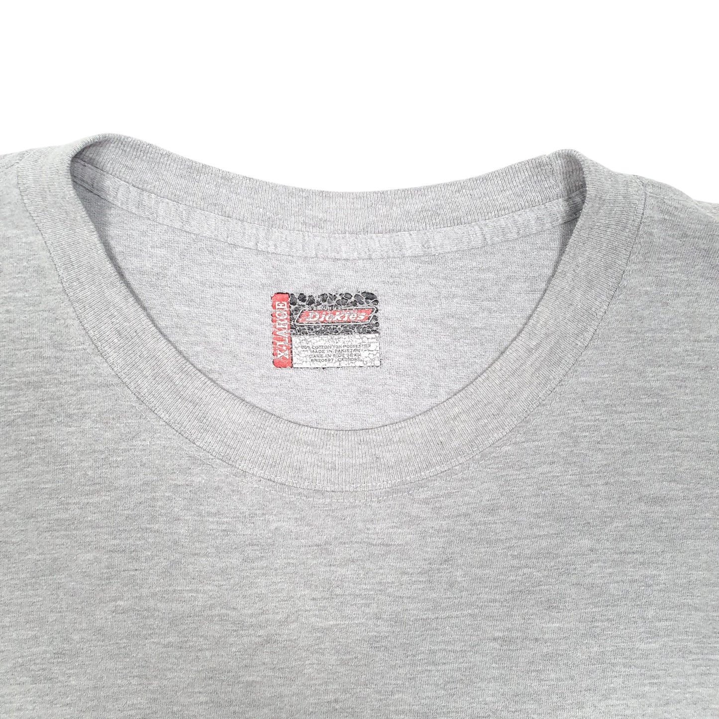 Mens Grey Dickies Pocket Workwear Short Sleeve T Shirt