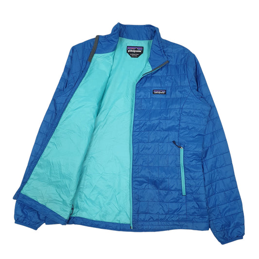 Womens Blue Patagonia Nano Puff  Coat