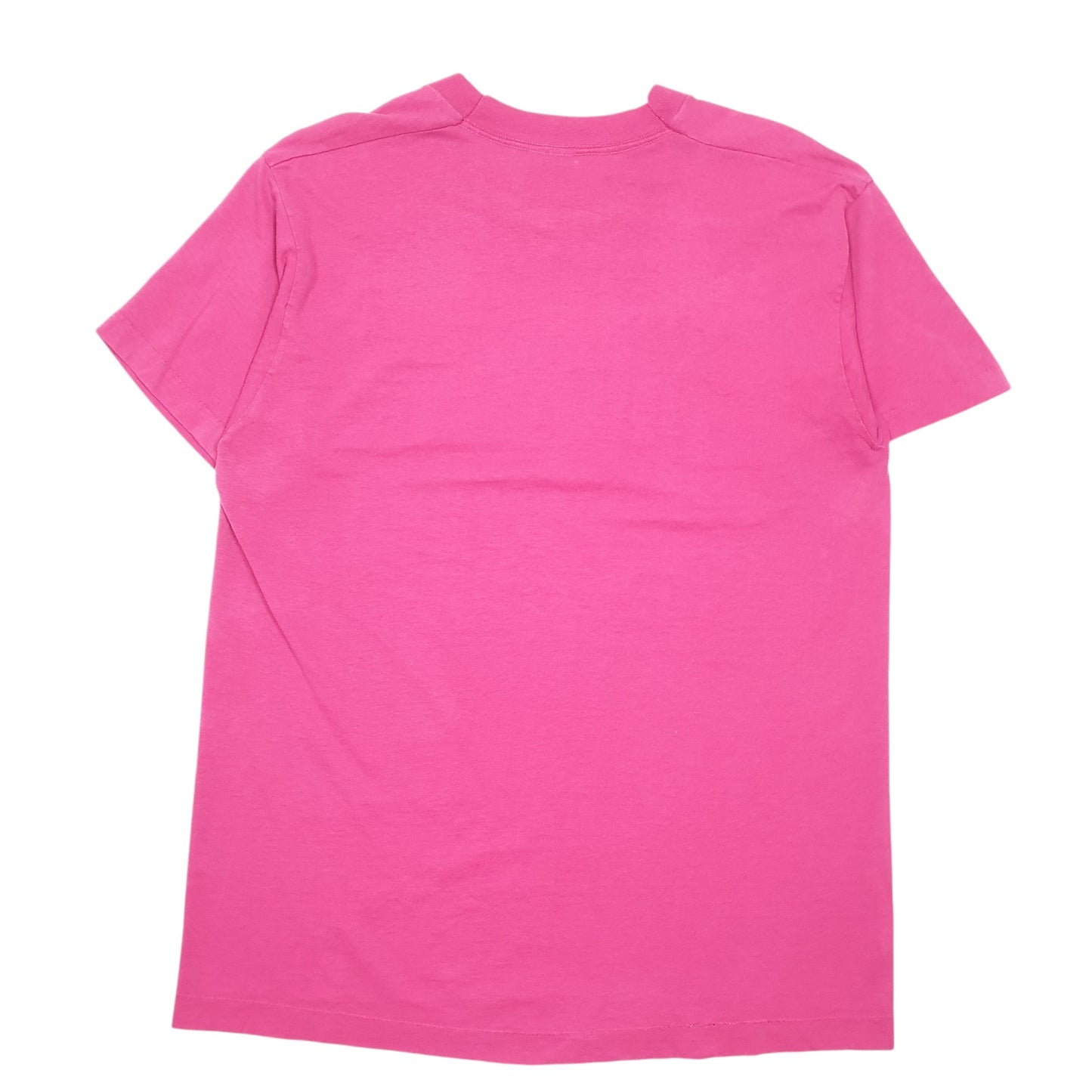 Mens Pink Screen Stars Single Stitch Vintage 90s Party Emporium Made In USA Short Sleeve T Shirt