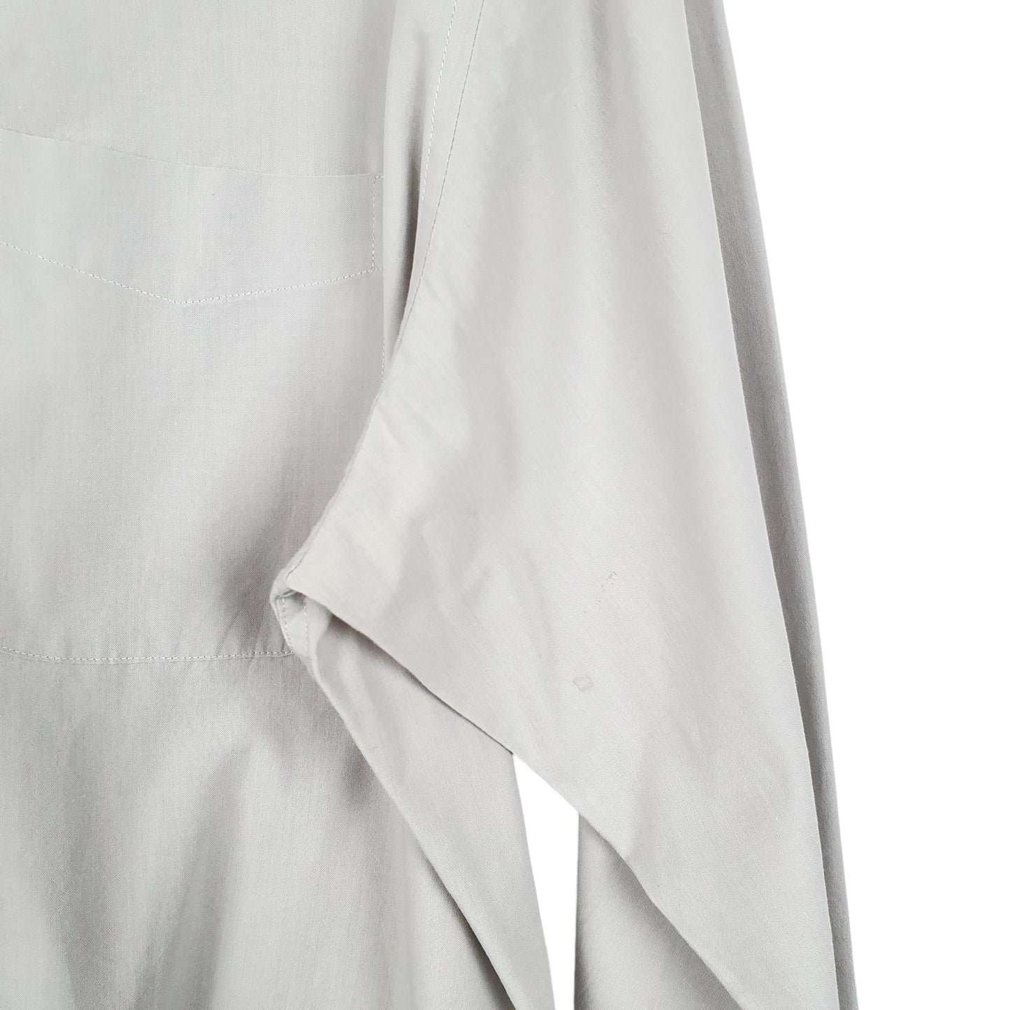 Mens Grey Dockers Dress Long Sleeve Shirt