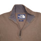 Mens Brown The North Face  Quarter Jumper