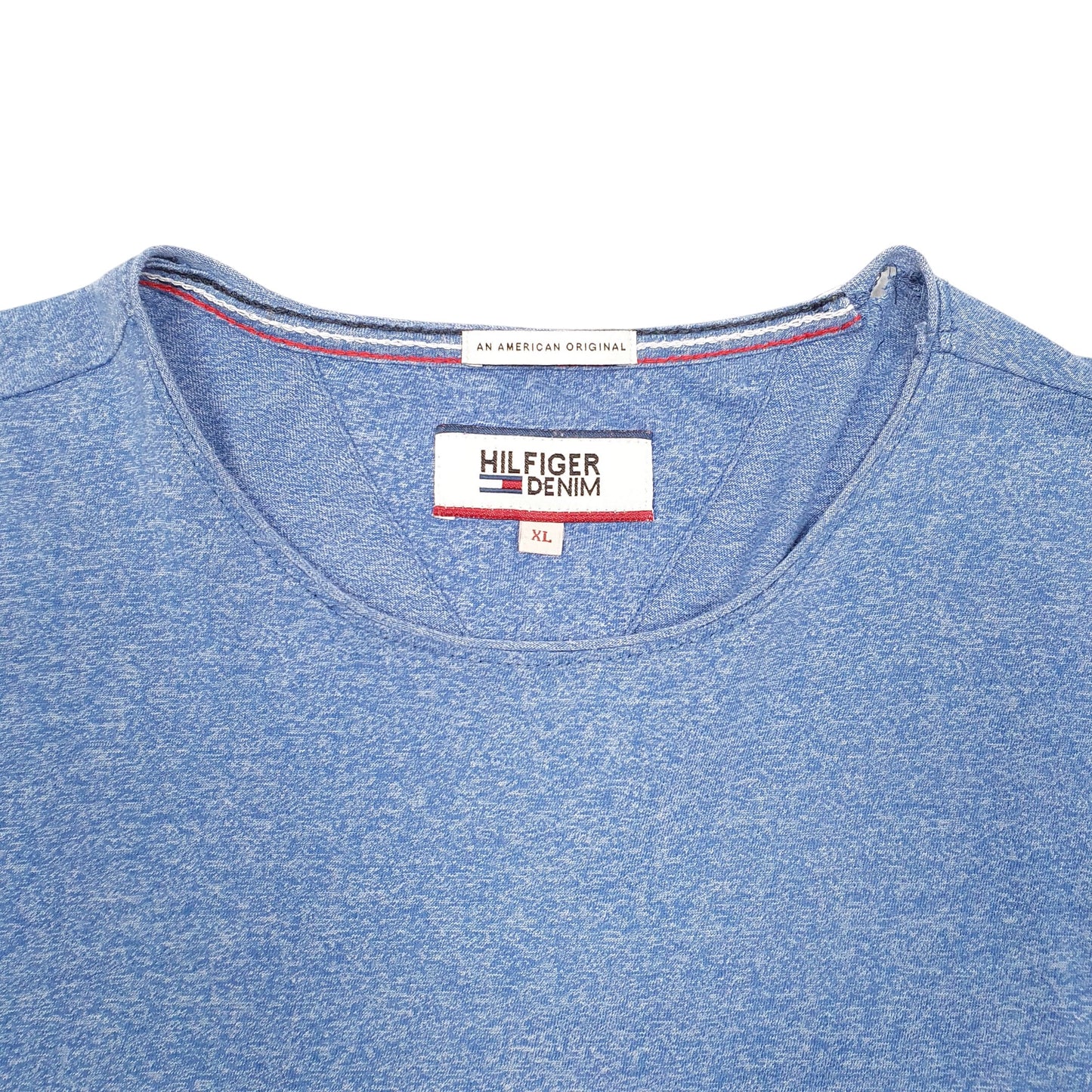 Mens Blue Tommy Hilfiger Denim Short Sleeve T Shirt