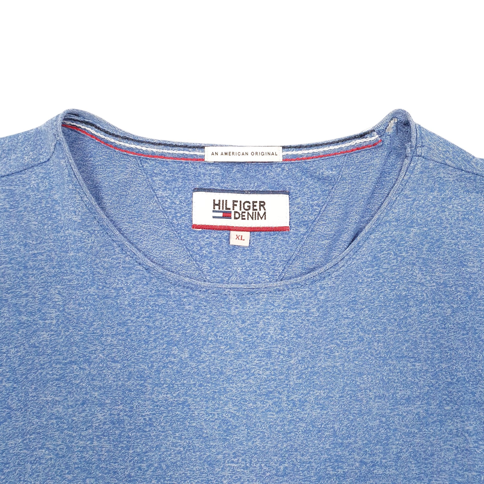 Mens Blue Tommy Hilfiger Denim Short Sleeve T Shirt