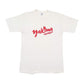 Mens White Jerzees Single Stitch Vintage 90s Short Sleeve T Shirt