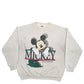 Mens Grey Tultex Mickey Mouse Florida Spellout Vintage 1990s Crewneck Jumper