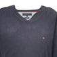 Mens Navy Tommy Hilfiger Knit Crewneck Jumper