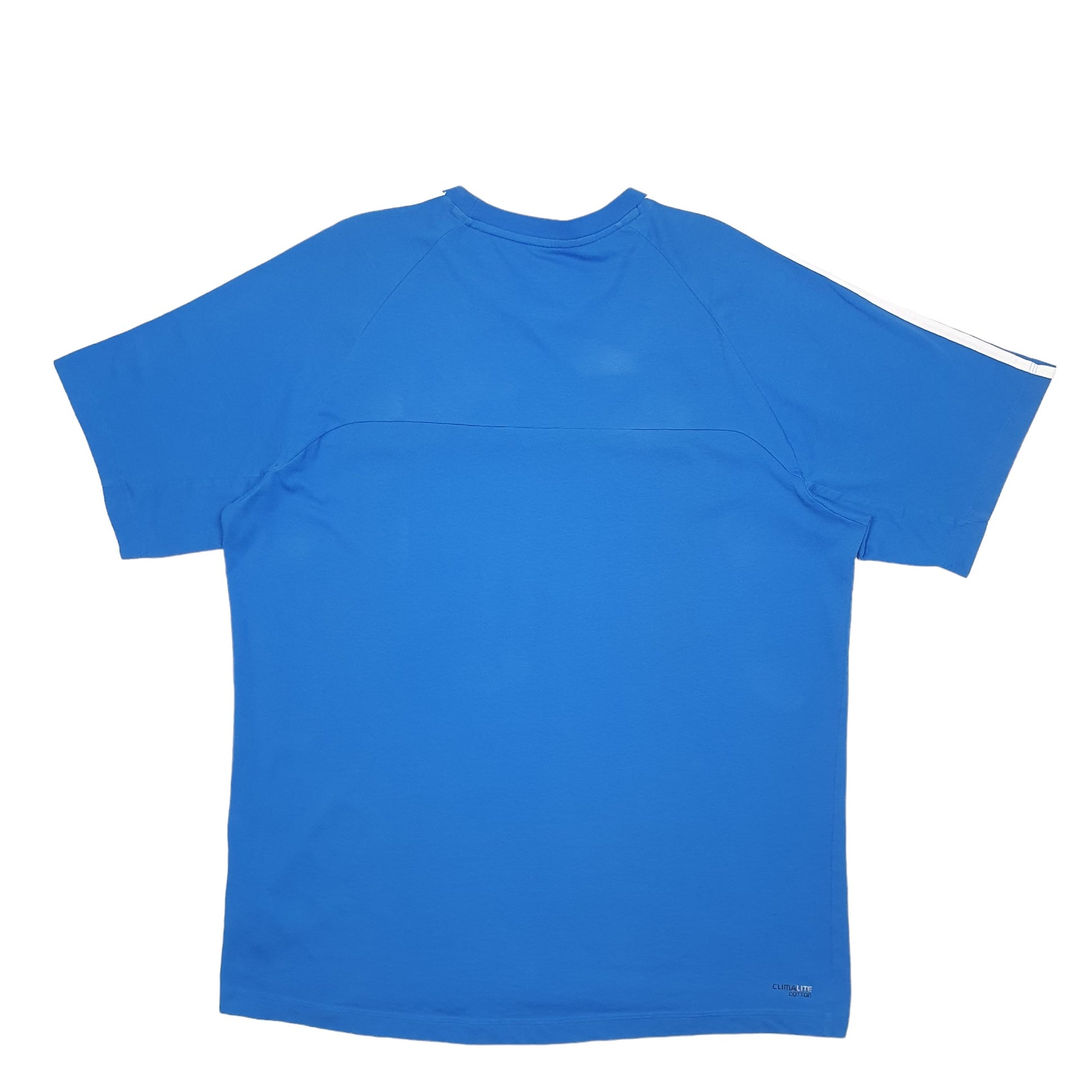 Mens Blue Adidas  Short Sleeve T Shirt