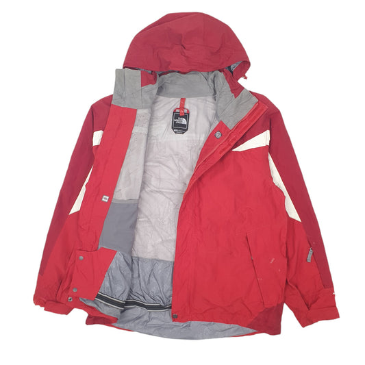 Mens Red The North Face Skiing Snowboarding Hyvent Hooded  Coat