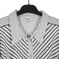 Womens White Ginalaura Blouse Studded Frill Long Sleeve Shirt