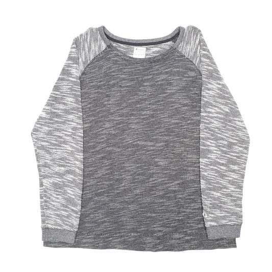 Womens Grey Champion Sweater Top Crewneck Jumper
