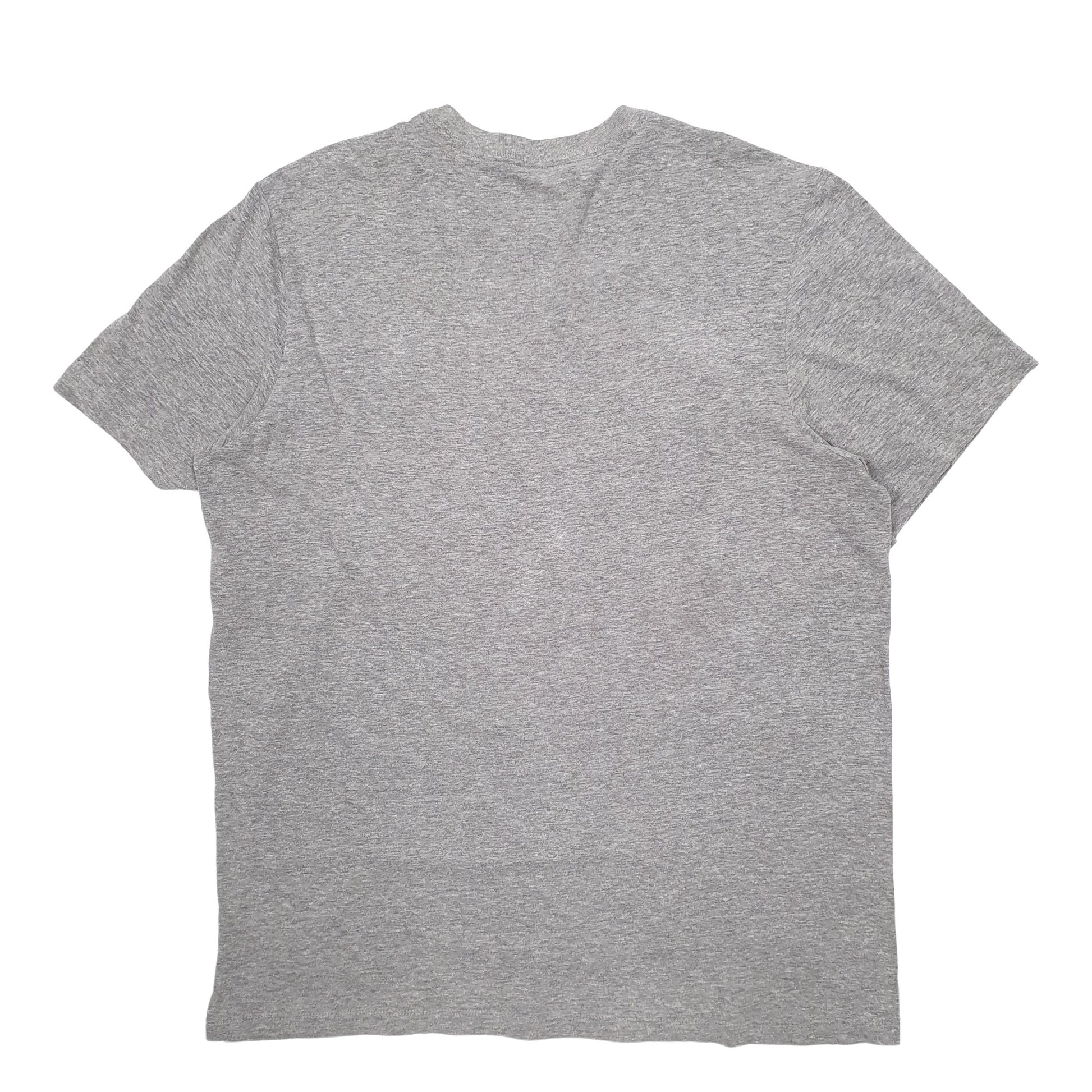 Mens Grey Nike Spellout Short Sleeve T Shirt